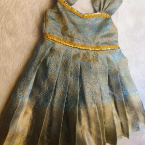 Ice Blue Tissue Frock