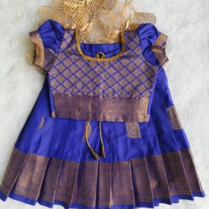 Royal Blue Premium Silk Lehenga