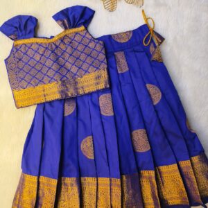 Royal Blue Premium Silk Lehenga
